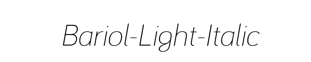 Bariol-Light-Italic