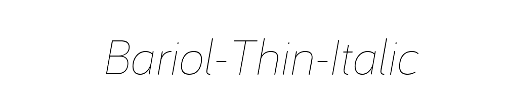 Bariol-Thin-Italic