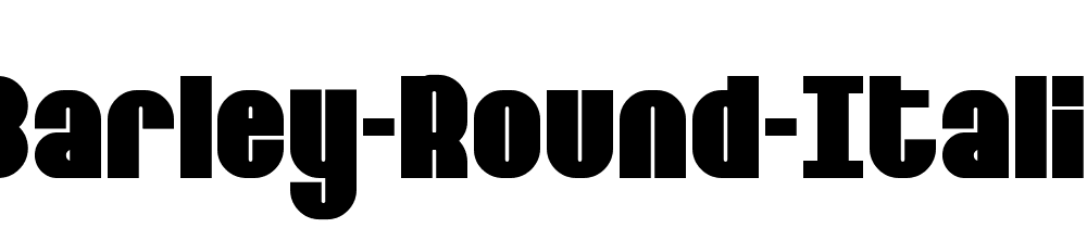 Barley Round Italic