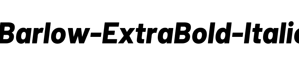 Barlow-ExtraBold-Italic