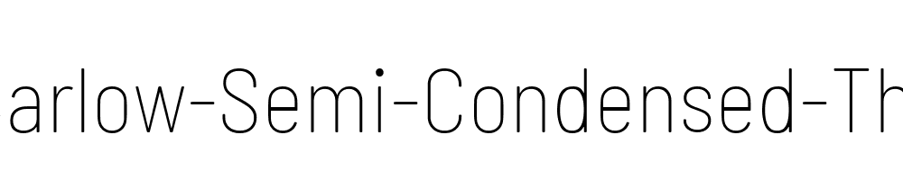 Barlow-Semi-Condensed-Thin