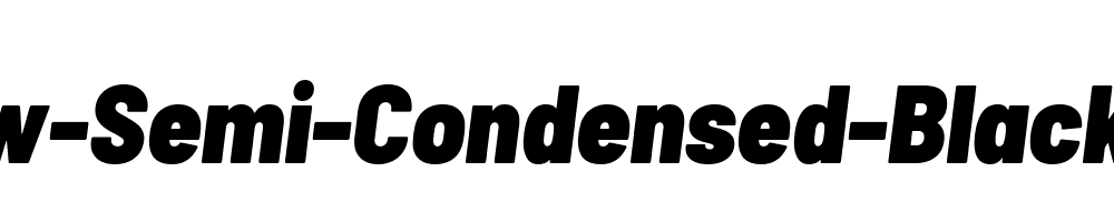 Barlow-Semi-Condensed-Black-Italic