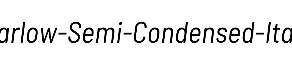 Barlow-Semi-Condensed-Italic