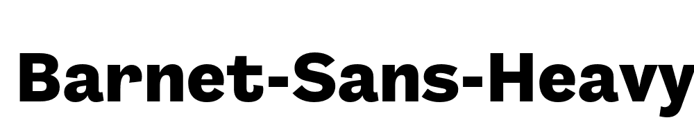 Barnet-Sans-Heavy