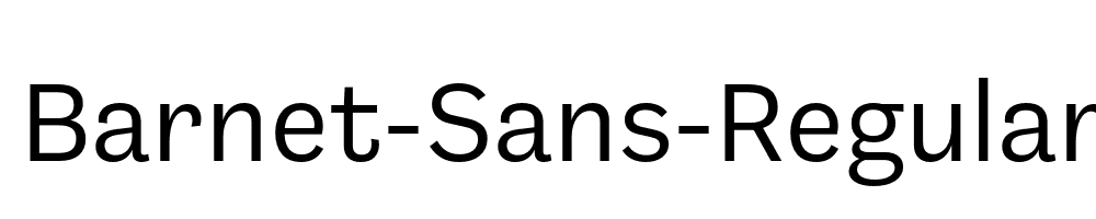 Barnet-Sans-Regular