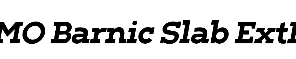 FSP DEMO Barnic Slab ExtBd Italic