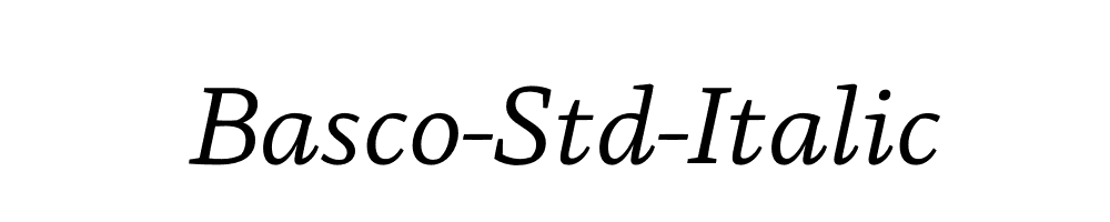 Basco-Std-Italic