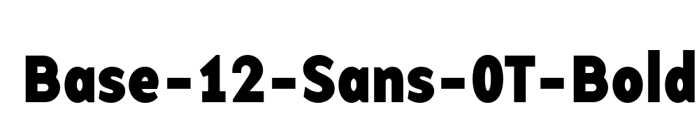 Base-12-Sans-OT-Bold