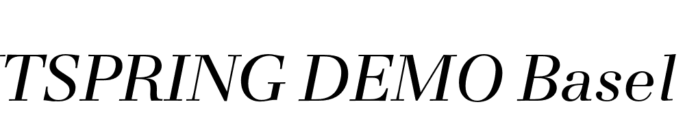  DEMO Basel Italic