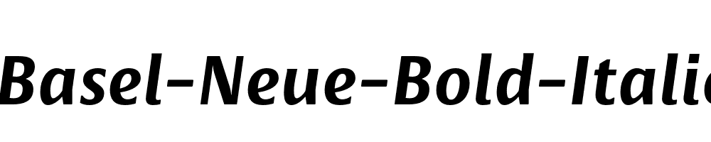 Basel-Neue-Bold-Italic