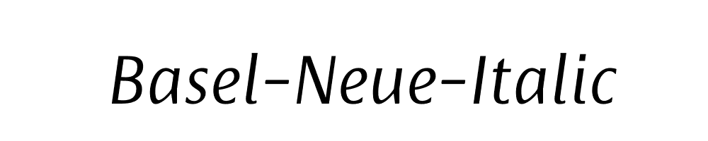 Basel-Neue-Italic