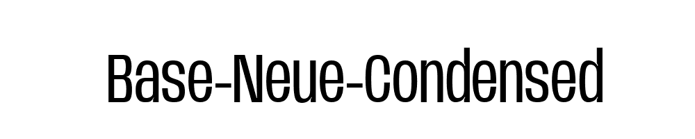 Base-Neue-Condensed