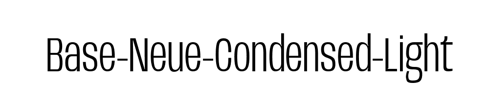 Base-Neue-Condensed-Light