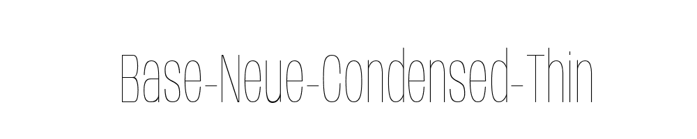 Base-Neue-Condensed-Thin