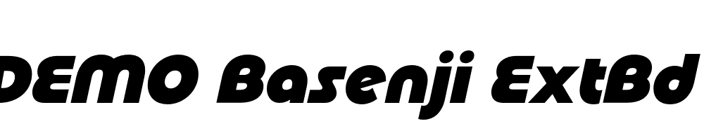 FSP DEMO Basenji ExtBd Italic