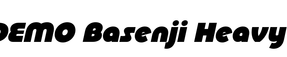 FSP DEMO Basenji Heavy Italic