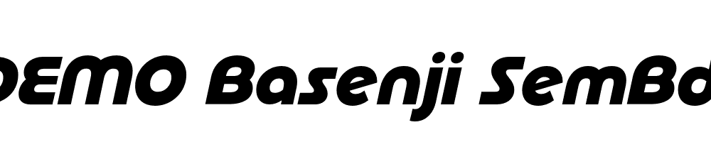 FSP DEMO Basenji SemBd Italic