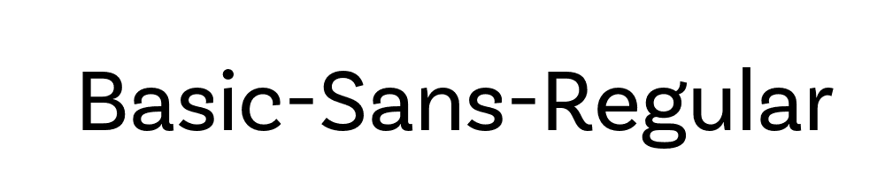 Basic-Sans-Regular