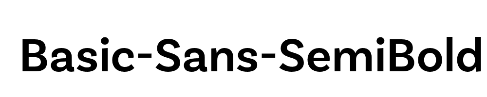 Basic-Sans-SemiBold