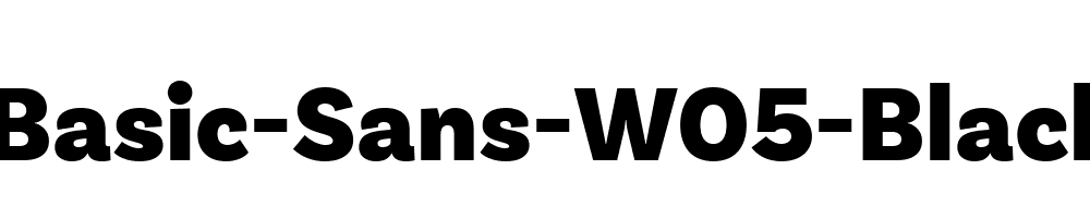 Basic-Sans-W05-Black