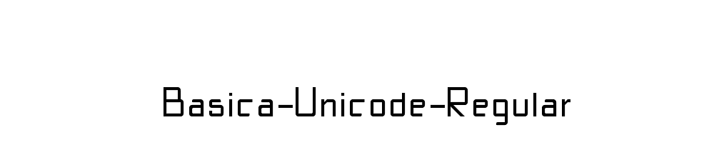 Basica Unicode Regular