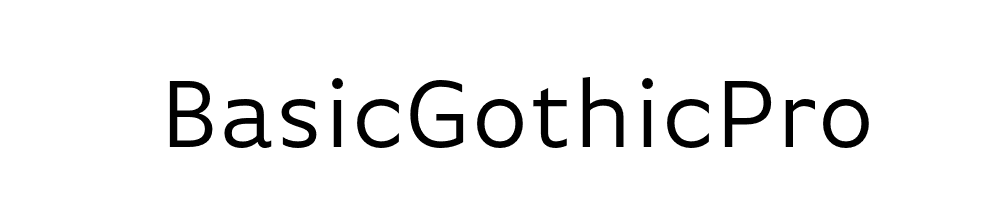 BasicGothicPro