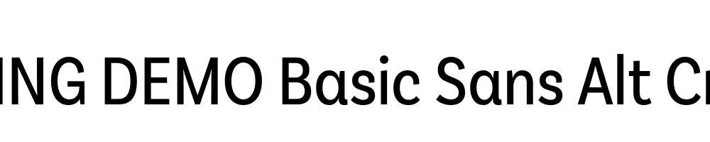  DEMO Basic Sans Alt Cnd Regular