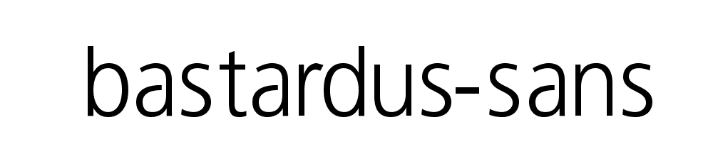 Bastardus Sans