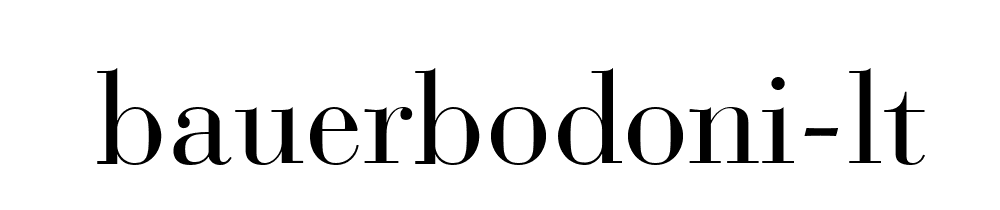 Bauerbodoni Lt