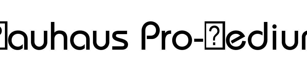 Bauhaus Pro Medium