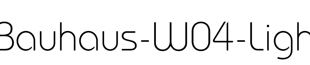 Bauhaus W04 Light