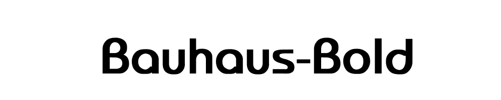 Bauhaus-Bold