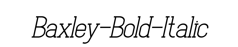 Baxley-Bold-Italic