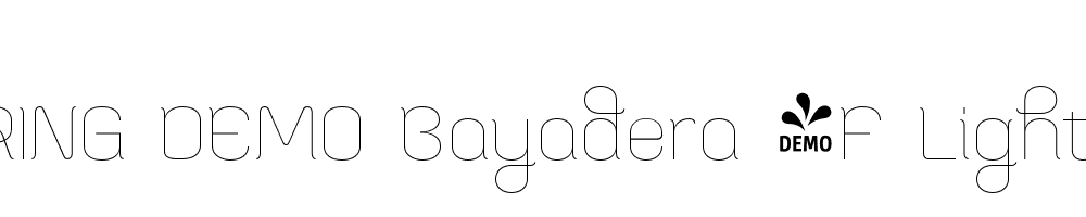  DEMO Bayadera 4F Light Regular