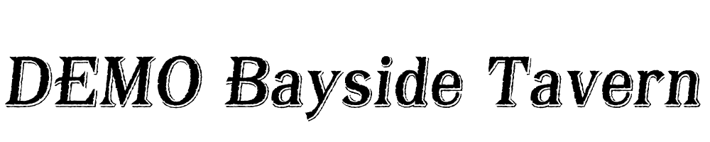 FSP DEMO Bayside Tavern Italic