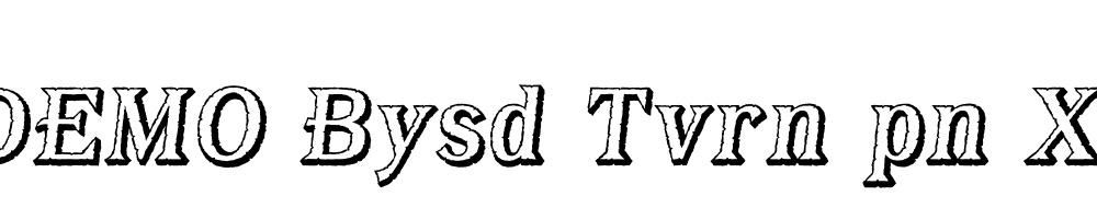 FSP DEMO Bysd Tvrn pn X Italic