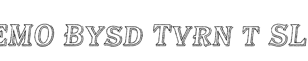 FSP DEMO Bysd Tvrn t SL Italic