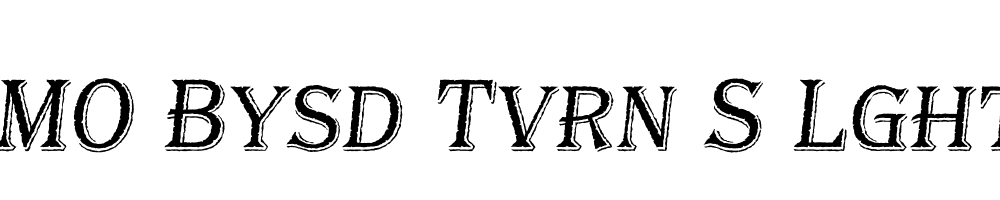 FSP DEMO Bysd Tvrn S Lght Italic