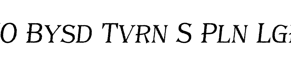 FSP DEMO Bysd Tvrn S Pln Lght Italic