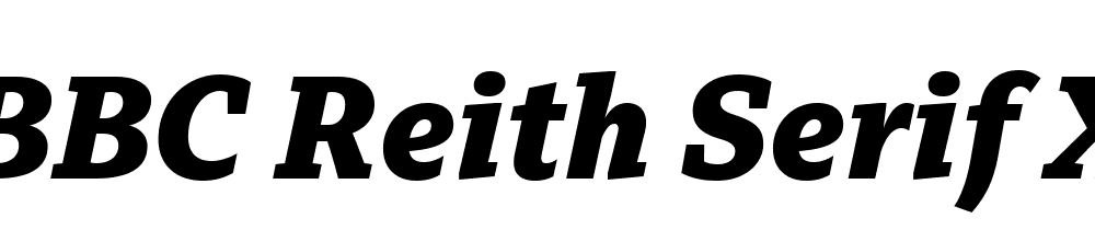 Bbc Reith Serif X