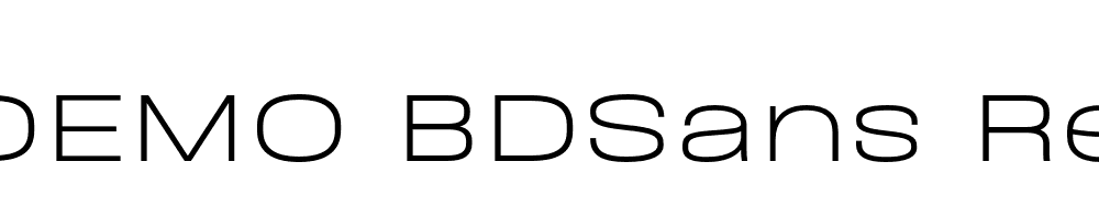 FSP DEMO BDSans Regular