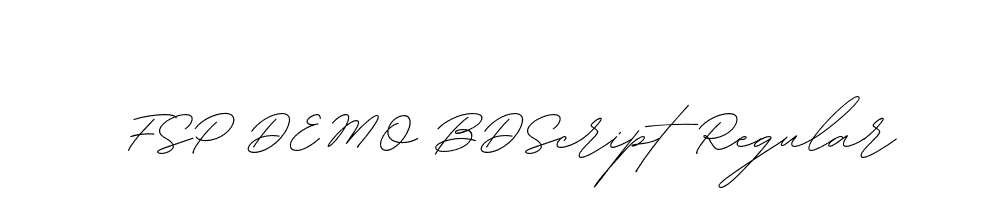 FSP DEMO BDScript Regular