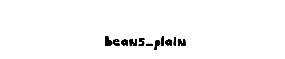 Beans_plain