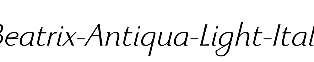 Beatrix-Antiqua-Light-Italic