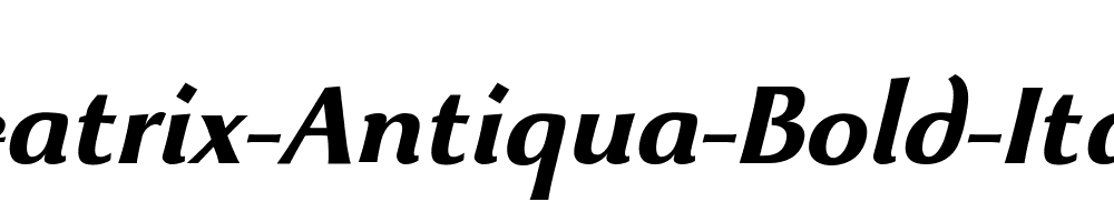 Beatrix-Antiqua-Bold-Italic