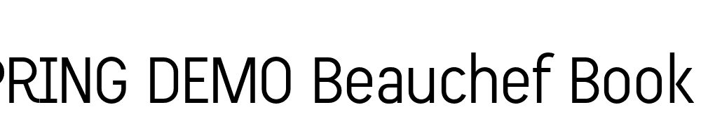  DEMO Beauchef Book Regular