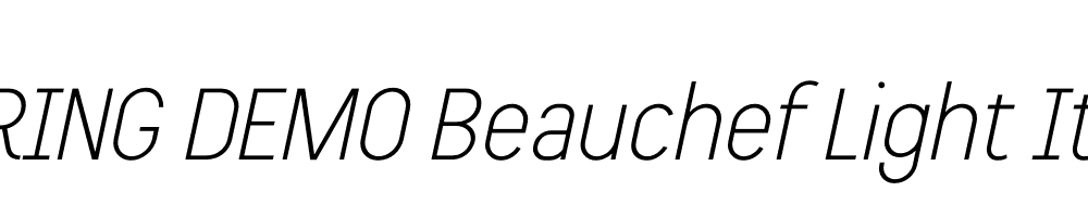  DEMO Beauchef Light It Regular