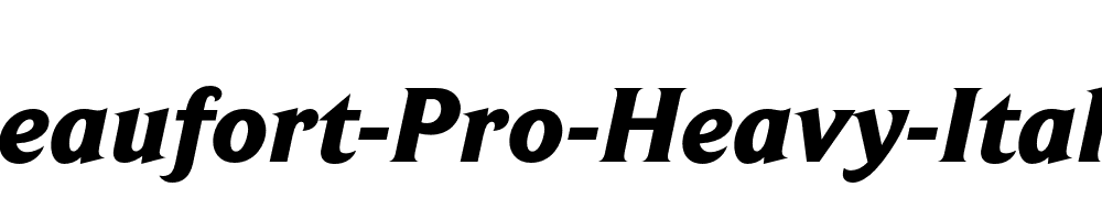 Beaufort-Pro-Heavy-Italic