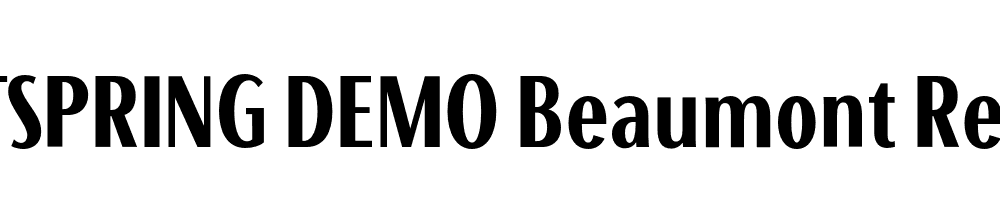  DEMO Beaumont Regular