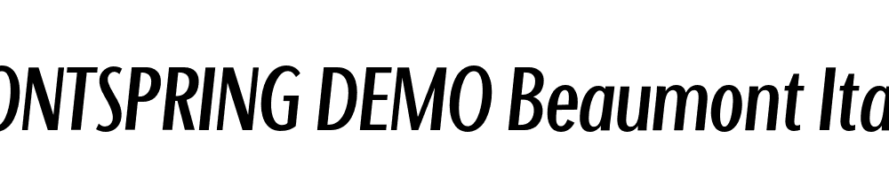  DEMO Beaumont Italic